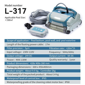 Aspirateur de piscine compatible avec plusieurs surfaces, adapté à tous les matériaux de construction de piscines courants - Product Image 2