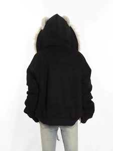 Manteau à capuche en daim style chinois automne/<span class=keywords><strong>hiver</strong></span> pour <span class=keywords><strong>femme</strong></span>, épais, coupe-vent, chaud, avec oreilles de chat, <span class=keywords><strong>veste</strong></span> rembourrée à l'<span class=keywords><strong>aigle</strong></span> doré - Product Image 6