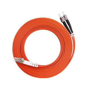Câble à fibre optique haute performance, 2 fibres, avec connecteurs optiques duplex MM, gaine LSZH pour FTTH haute vitesse - Product Image 1