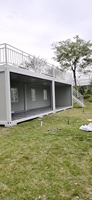 Mini-abri préfabriqué de 20 pieds, bureau de jardin extérieur, maison, conteneur modulaire, pod studio