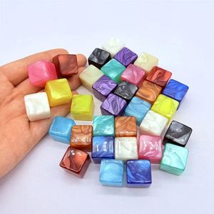 8mm Vibrant Square Dice <b>Blocks</b> <b>Acrylic</b> Game Pieces for Tabletop Games Party Favors - Product Image 3