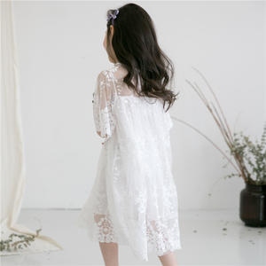 Online Shopping India Beautiful Summer Dresses Child <b>White</b> Angel Girl Dress for Kids Fall Boutique Clothes - Product Image 2