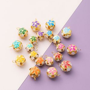 Campanelle Vintage a Forma di Fiore di Ciliegio, Ciondoli in <span class=keywords><strong>Ferro</strong></span> Traforato per Fai-da-Te, Portachiavi e Decorazioni per Zaini - Product Image 1