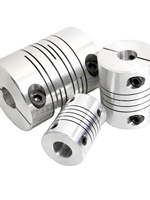 Accouplements de tige universels en acier inoxydable à ressort filaire, connecteurs flexibles pour moteur, encodeur, vis à billes, machine
