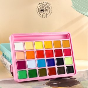 Ensemble de 24 couleurs de <span class=keywords><strong>peinture</strong></span> aquarelle gelée à prix d'usine pour enfants, idéal pour la <span class=keywords><strong>peinture</strong></span> DIY sur papier - Product Image 2