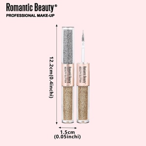 Ombretto Liquido <span class=keywords><strong>All</strong></span>'Ingrosso a Doppia Punta, Glitter Scintillante Perlescente Bicolore a Lunga Durata, Trucco Occhi per Donna - Product Image 5