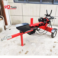 Machinerie forestière portable de 22 tonnes, processeur horizontal de bois de chauffage, fendeuse de bûches avec bras de levage hydraulique HY22T-GL-650A