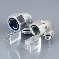 Ventas al por mayor, conector de Caja impermeable M25, Conector de conducto Flexible de Metal, accesorio de codo de prensaestopas de latón M63