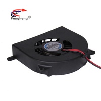 Ventilateur turbo 7515 de ventilateur en plastique, haute qualité, 75mm, 75x75x15mm, 12v, 24v, sans balais, centrifugeuse de ventilateur, pour robot intelligent, en stock