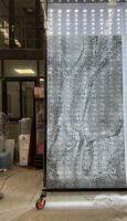 Revêtement mural en pierre translucide Life1996, feuille de pierre naturelle mince et flexible, pierre mince rétroéclairée pour la décoration murale