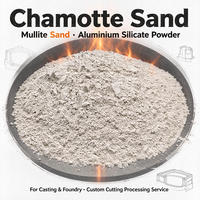 Sable de mullite, poudre de silicate d'aluminium, sable de chamotte pour la fonderie et la fonderie-metallurgie avec service de découpe sur mesure