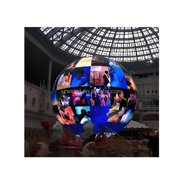Custom 360 Degree Sphere LED Display Screen Video Globe with High Brightness P2.0 for Wall Presentation
