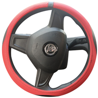Couvre-volant en cuir de 15 pouces, accessoires universels pour automobile