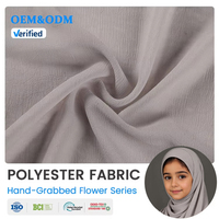 Voile en mousseline pour hijab enfant – Prix compétitif, respirant, antistatique, plissé à la main – Foulard en polyester pour enfants