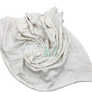 Trapo de ropa de corte absorbente regenerado Original de algodón 100, trapos de limpieza de algodón blanco para limpieza - Product Image 1