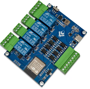 ESP32โมดูลรีเลย์สี่ช่องสัญญาณสำหรับ <span class=keywords><strong>MOD</strong></span>-<span class=keywords><strong>Bus</strong></span> RTU บอร์ดพัฒนา <span class=keywords><strong>RS485</strong></span> 7-24VDC อินพุต Type-C ตัวเชื่อมต่อ OPTOCOUPLER - Product Image 1