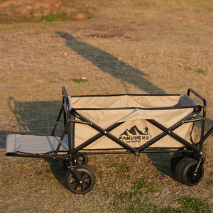 Kamp, alışveriş ve bahçe için sınırlı zaman özel karbon çelik katlanır vagon - Product Image 4