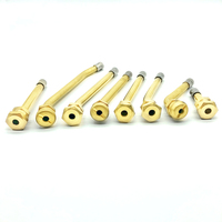 Tiges de valve sans chambre à air en laiton Toolon V3.20-12 pour pneus de tracteur/camion - Gonflage et dégonflage