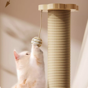 ShuangYuan grosir pohon kucing tinggi kucing besar perakitan mudah tahan lama desain Sisal kayu Post goresan kucing Modern/Klasik - Product Image 5