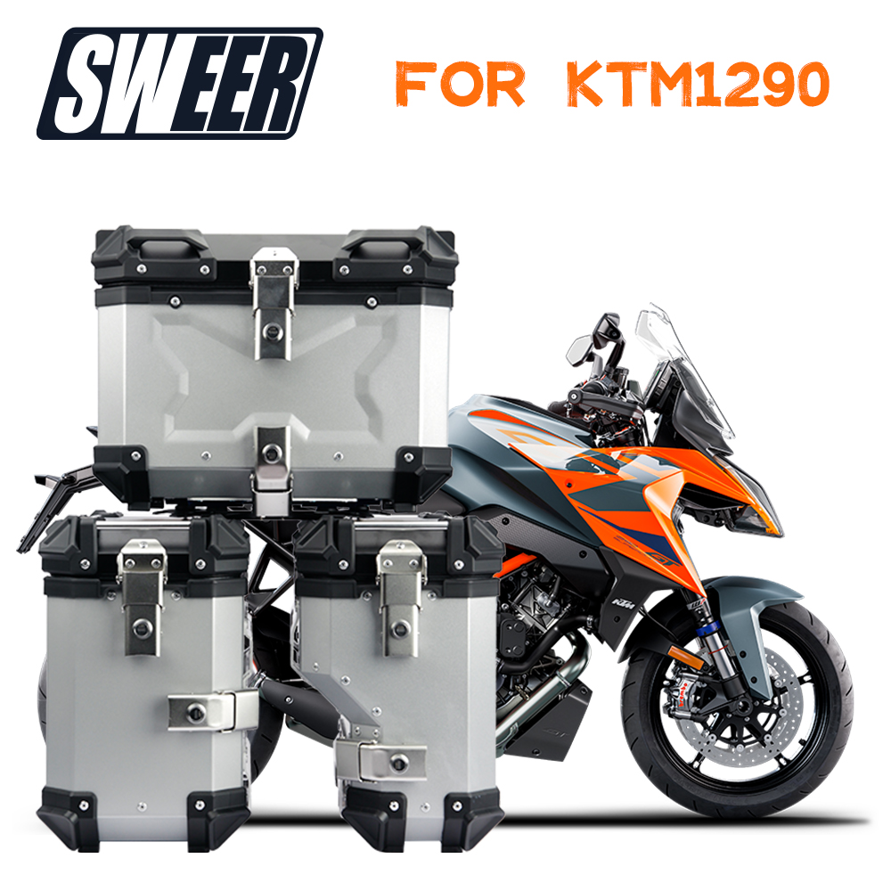 Aluminum Alloy KTM 1290 Motorcycle Side and Tail Box Set for