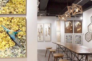 Idées de décoration murale pour <span class=keywords><strong>salon</strong></span>, style nordique moderne, luxe artisanal, grande peinture et arts muraux - Product Image 5