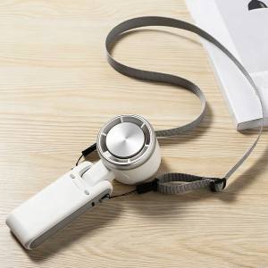 Ventilador de Cuello USB Plegable, Recargable, con Enrollador, HVLS, Personalizado, con 5 Velocidades, 4-6 Horas de Duración, para Uso Doméstico, en el Automóvil y al Aire Libre - Product Image 3