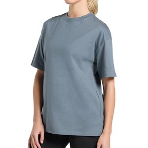 T-shirt pour femme en coton pur personnalisable à manches courtes pour l'été, coupe ajustée et ample - Product Image 6