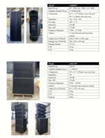 Sistema de Sonido Profesional de Línea Activa Impermeable Boutum Audio I-4000PP + I-4021PP con Subwoofer de 1200W y Flight Case