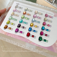 Nouvelle Collection Été Lumineux : Kit de Vernis Gel Effet Œil de Chat 30 Couleurs 2026 – Gel Pailleté Effet Œil de Chat pour Ongles, Nécessite une Lampe UV pour Sécher