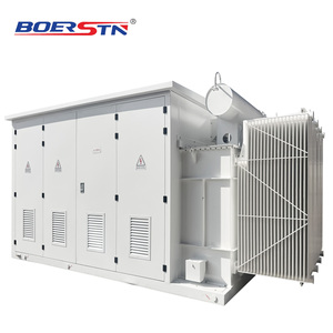 屋外電気変圧器変電所 120V IP66 12個口コンパクトキュビクルパネルコンビネーションボックス配電金属製 - Product Image 1