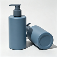 Botella de Plástico PET de Lujo de 200/400/500 ml para Champú y Gel de Ducha, Envase Cosmético Vacío con Bomba, Botellas de Plástico Personalizadas para el Cuidado de la Piel