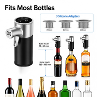 Dispensador de Licor Eléctrico Inteligente Recargable por USB, Vertido Automático, Volumen Ajustable para Whisky, Vino, Bar, Hogar, Fiestas, Regalos Corporativos