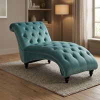 MORE DESIGN Ensemble de canapés inclinables en tissu et velours, design moderne et réglable, pour mobilier de maison, hôtel, balcon, salon et chambre