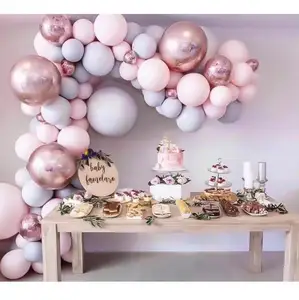 Новое поступление, набор разноцветных латексных шаров с изображением арки, шаров-конфетти, для свадьбы, дня рождения