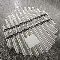 Panneaux acoustiques Degoacoustic NRC 0.9, haute performance, absorption acoustique, plafond, longs, courbés, installation verticale, classe d'incendie A2