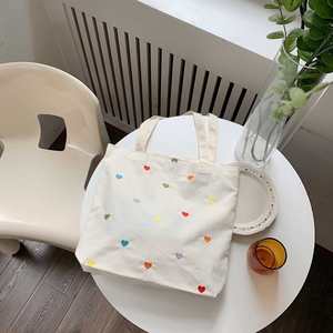 Canvas Women Hand Bag <b>Mini</b> Sizes Student Handbags Cloth Picnic Travel Cotton Tote for Shopping - Product Image 2