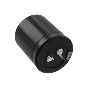 ตัวเก็บประจุแบบ Through Hole ยี่ห้อ Manufacturer Channel รุ่น 680 uF ELH687M450AT6AA ชนิด CAP ALUM ความจุ 680UF 20% 450V แบบ Snap TH - Product Image 1
