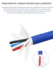 <span class=keywords><strong>Cable</strong></span> <span class=keywords><strong>de</strong></span> altavoz flexible <span class=keywords><strong>de</strong></span> 20m Twin 2 Cores 4mm2 4,0 PVC <span class=keywords><strong>Cable</strong></span> <span class=keywords><strong>de</strong></span> cine en casa eléctrico 11Awg para mejorar el color y el sonido - Product Image 5