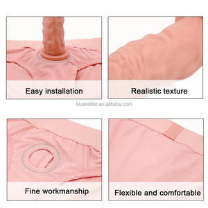 <strong>Strap</strong> <strong>on</strong> Brief Harness Wholesale O-Ring Wearable Cotton Pants with Realistic Dildo Lesbian Strapon Custom Underwear - Product Image 3