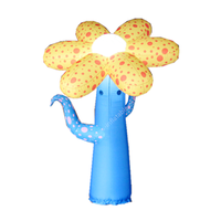 Fleur gonflable géante en PVC personnalisée avec logo pour la publicité et la décoration d'événements en plein air