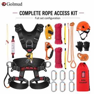 Arnés <span class=keywords><strong>de</strong></span> <span class=keywords><strong>Seguridad</strong></span> Golmud RC6737, Kit <span class=keywords><strong>de</strong></span> Ascenso y Descenso para Espeleología, Rappel y Trabajo en Altura - Product Image 1