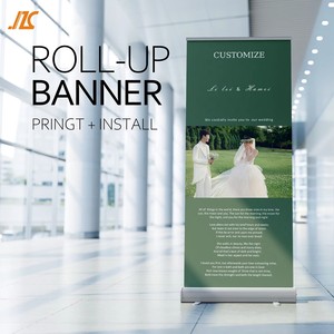 <span class=keywords><strong>Banner</strong></span> Enrollable <span class=keywords><strong>para</strong></span> Guía <span class=keywords><strong>de</strong></span> Bodas, Marco <span class=keywords><strong>de</strong></span> Aluminio, Diseño Portátil, Escena Romántica, Ideal <span class=keywords><strong>para</strong></span> el Flujo <span class=keywords><strong>de</strong></span> Personas, Súper Claro - Product Image 1