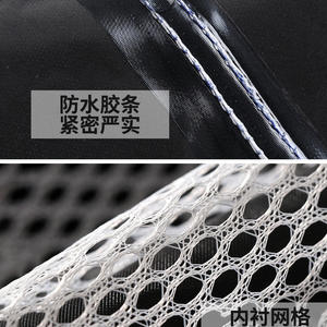 QlZ Ensemble imperméable deux pièces pour hommes adultes, pour moto, vélo électrique, voyage, avec bandes réfléchissantes, couleur rouge, taille L - Product Image 5