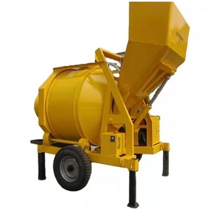 Misturador de concreto montado em reboque a diesel de baixo custo para construção de casas pequeno misturador de cimento portátil para betoneira - Product Image 2