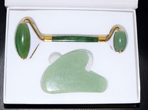 Rodillo Gua Sha de Resina de Rosa al por Mayor, Masajeador Facial de Cristal Rosa Original - Product Image 2