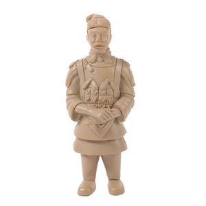 Ensemble de figurines en résine des guerriers de Terracotta Qin, décoration de bureau, décoration de la maison, sculpture artistique - Product Image 4