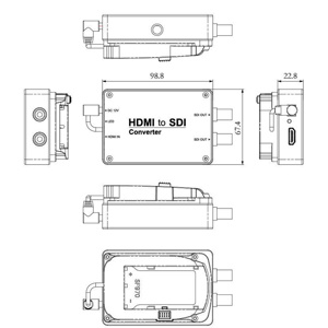SEETEC <span class=keywords><strong>HTS</strong></span> HDMI a SDI convertitore di grado di trasmissione con SDI fabbrica vendita diretta Packaging personalizzato supporta servizi OEM per la massa - Product Image 6