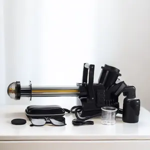 Pistola de humo de tabaco Gatlin portátil al por mayor, máquina de humo recargable, juego de cachimba Shisha de segunda generación