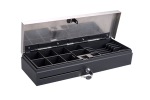 Cajón de Efectivo con Bandeja para Billetes y Monedas Extraíble, con Tapa con Cerradura, Sistema POS, Caja de Efectivo Automática para Supermercado, Precio de Fábrica - Product Image 3