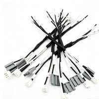 Kabel Harness Konektor Campuran Multi-Cabang Kustom dengan Heat-Shrink & Penanda Label untuk Koneksi Sinyal Daya Internal Rumah Tangga